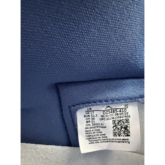 BRAND NEW 2023 NIKE AIR JORDAN 1 HIGH OG TRUE BLUE SZ 18‎ DZ5485 410 SNEAKERS - Picture 5 of 9
